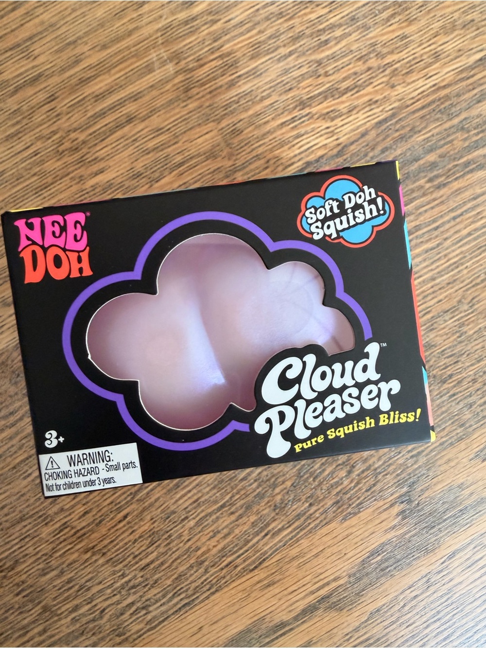 NeeDoh Cloud Pleaser Soft Squish Toy - Pink